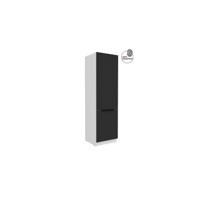 Küchen Hochschrank 60 cm Küche ARIA Schwarz matt Anti Fingerprint Küchenzeile