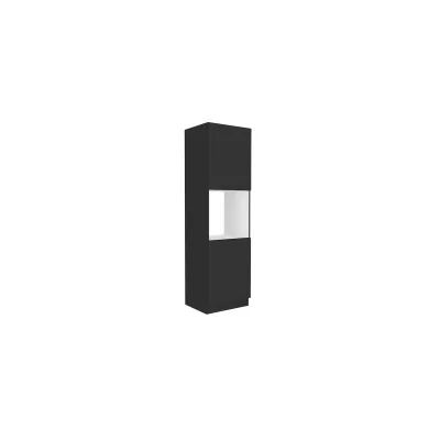 Küchen Hochschrank 60 cm SIENA Schwarz Küchenzeile Küchenblock Küche Einbauküche