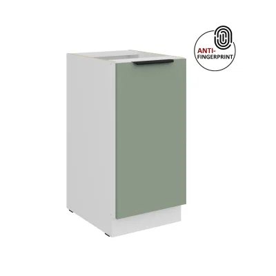 Küchen Unterschrank 40 cm Küche ARIA Aquamarin matt Anti Fingerprint Küchenzeile