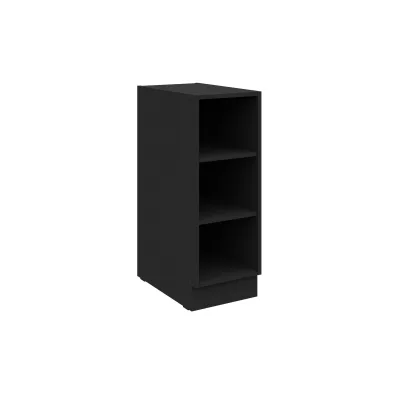 Küchen Unterschrank Regal 30 cm Schwarz Küchenzeile Küche SIENA / MONZA / ARONA
