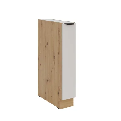 Küchen Unterschrank Schrankauszug 15 cm Küche SOLANO Kaschmir beige Küchenzeile