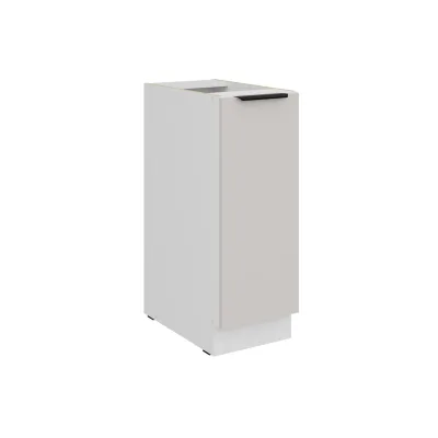 Küchen Unterschrank Schrankauszug 30 cm COMO Kaschmir + Weiß Küche Küchenzeile