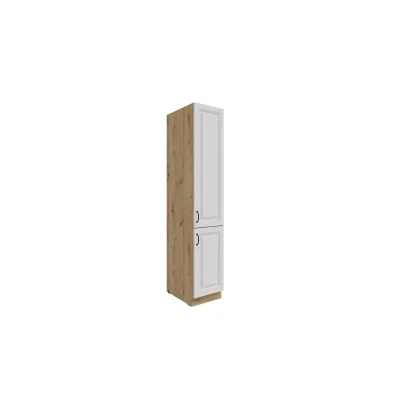 Küchen Vorratshochschrank 40 cm Stilo Weiss Küchenzeile Küchenblock Landhaus