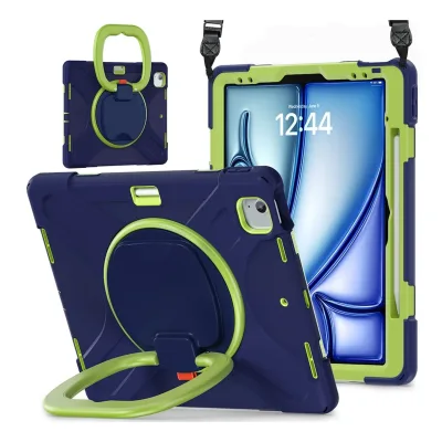 Kunststoff Aufsteller für Apple iPad Air 13 2026  2025 360 Grad Hybrid