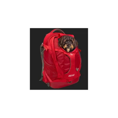 Kurgo G-Train Hunderucksack, Rot