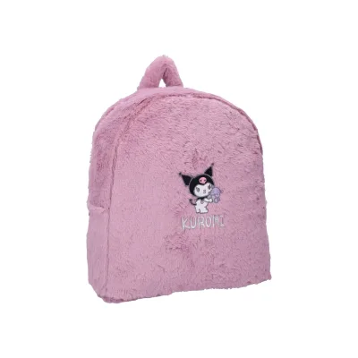 Kuromi Rucksack Head In The Clouds – Lila Plüschrucksack für Kinder