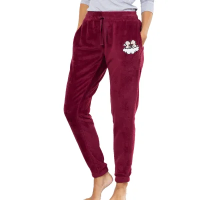 Kuschel-Pyjama-Hose aus Coral-Fleece