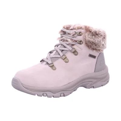 Skechers Lace Up Faux Fur Cuff Boot W/ 167178 TPE