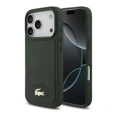 Lacoste Apple iPhone 17 Pro Max Bliss MagSafe Case Hard Cover Schutz Hülle Grün