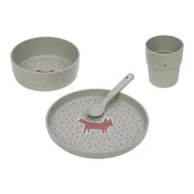 Lässig Kinder-Geschirr-Set Dunkelgrün 7.2x26x22.7 cm