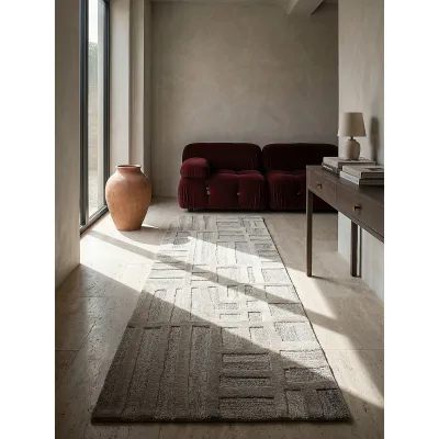 Läufer abstrakt Natur 80 x 300 cm - EDALE   Kadima Design