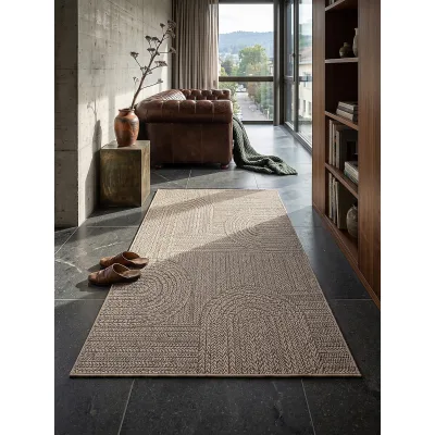 Läufer Flachgewebe Natur 80x250 cm - CORDEV   Kadima Design