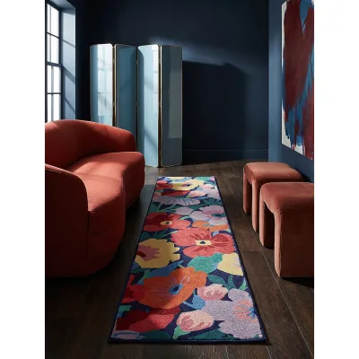Kadima Design Wollteppich Mehrfarbig 80x300 cm
