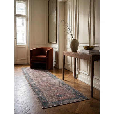 Läufer floral Rot 60 x 230 cm - HURST   Kadima Design