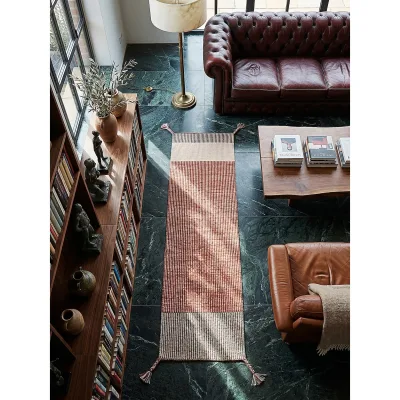 Läufer gestreift Rot 60 x 200 cm - WEY   Kadima Design
