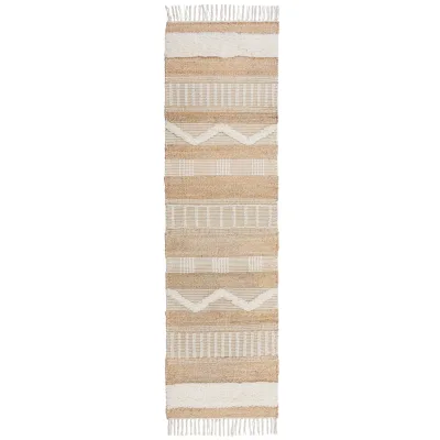 Läufer Jute Braun-Beige 60 x 230 cm - WHARFE   Kadima Design