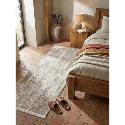 Läufer Kurzflor Beige 80x300 cm - VARA   Kadima Design