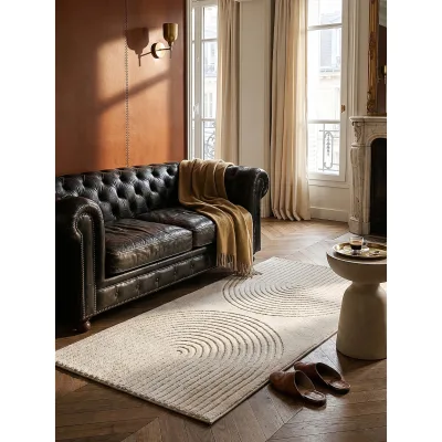 Läufer Kurzflor Creme 80x150 cm - MUOTA   Kadima Design