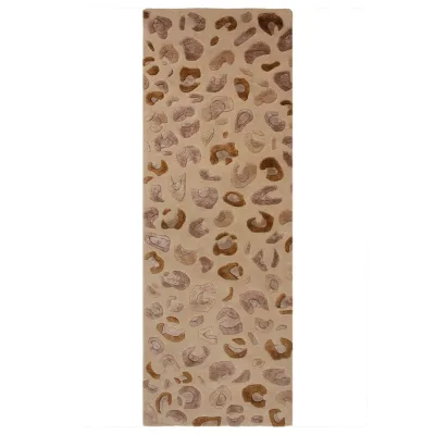 Läufer Leopard Natur 80 x 230 cm - SABLE   Kadima Design