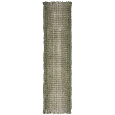Läufer uni Grün 60 x 230 cm - WEAVER   Kadima Design