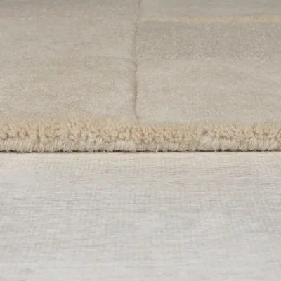 Läufer Wolle Beige 60 x 230 cm - DEBEN   Kadima Design