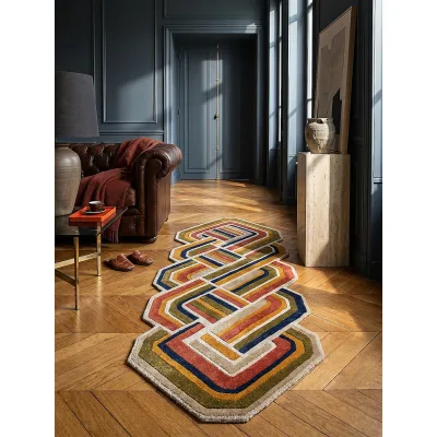 Läufer Wolle Terrakotta 80 x 300 cm - SOAR   Kadima Design