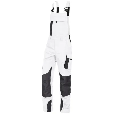Leibwächter Arbeitslatzhose Dynamic Line DYNL Gr. 94 weiß/anthrazit