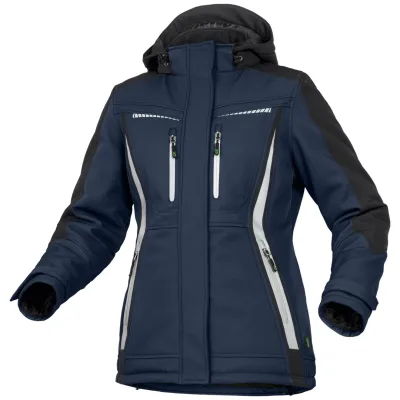 Leibwächter Damen Winter-Softshelljacke Flex-Line FLXDI30 Gr. 48 marine/schwarz