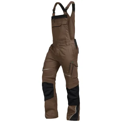 Leibwächter Latzhose Flex-Line FLEXL Gr. 42 haselnuss/schwarz