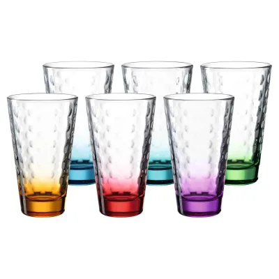 Leonardo Trinkgläser Optic 200 ml 6er Set