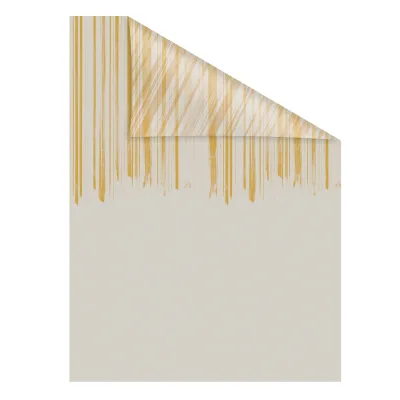 Lichtblick Fensterfolie selbstklebend, Sichtschutz, Flowing Honey  - Gelb