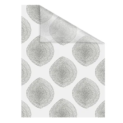 Lichtblick Fensterfolie selbstklebend, Sichtschutz, Stripy Boho Drop  - Weiß