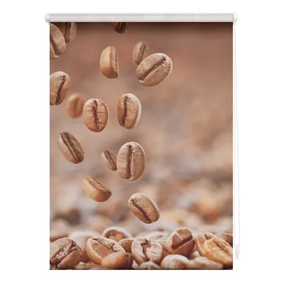 Lichtblick Rollo Klemmfix, ohne Bohren, blickdicht, Kaffee - Braun