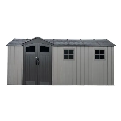 Lifetime Gerätehaus Idaho Grau 214x498x264,4cm