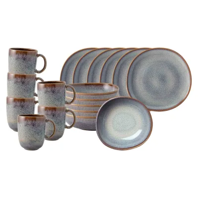 like. by Villeroy & Boch Frühstücks-Set Lave 18-tlg.