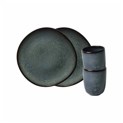 like. by Villeroy & Boch Frühstücks-Set Lave 4-tlg.