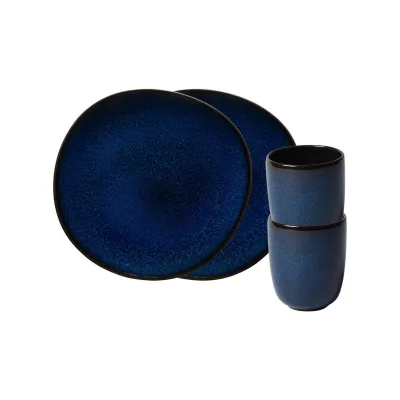 like. by Villeroy & Boch Frühstücks-Set Lave 4-tlg.