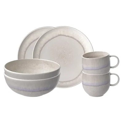 like. by Villeroy & Boch Frühstücks-Set Perlemor Sand 6-tlg.