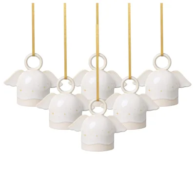 like. by Villeroy & Boch Ornamente Engel Winter Glow 6er Set