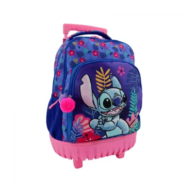 Lilo & Stitch Kinder Trolley Rucksack Perfekt Schule,
