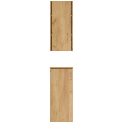 Limes Badschrank 2er Set zur Wandmontage weiß Hgl