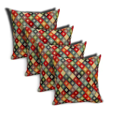 Linke Licardo Kissenhülle Goldpunkte 50x50 cm 4er-Set