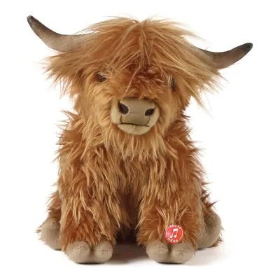 Living Nature Highland Kuh braun 20cm - ohne Sound