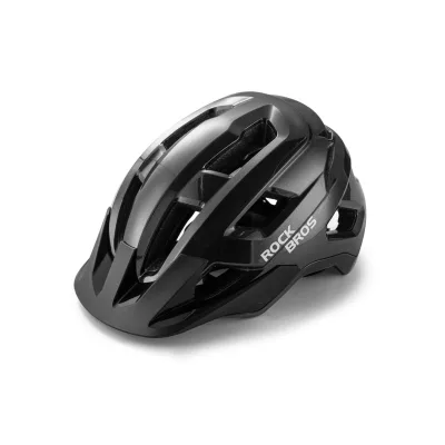 LK-67 Jugend-Fahrradhelm mit abnehmbarem Visier 54–58 cm Schwarz