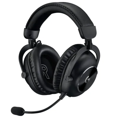 Logitech PRO X 2 LIGHTSPEED Kabelloses Gaming-Headset + Ständer, Schwarz