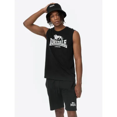 Lonsdale Herren ärmelloses T-Shirt & Shorts Set normale Passform ALLANTON