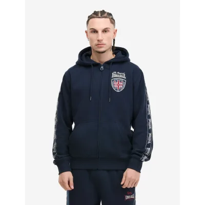 Lonsdale Herren Kapuzensweatjacke mit Reißverschluss normale Passform MATFEN