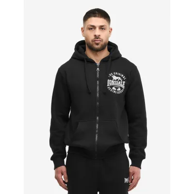 Lonsdale Herren Kapuzensweatjacke mit Reißverschluss normale Passform SEGHILL