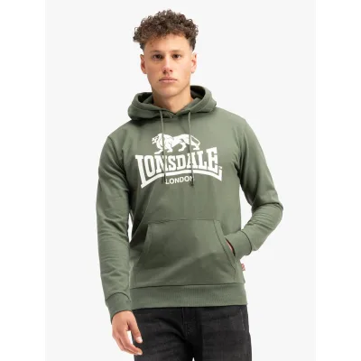 Lonsdale Herren Kapuzensweatshirt schmale Passform FREMINGTON