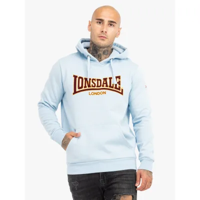Lonsdale Herren Kapuzensweatshirt schmale Passform HOODED CLASSIC LL002